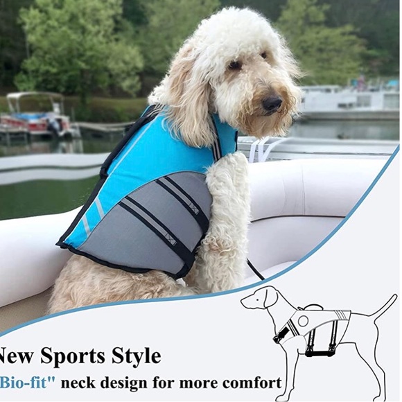 Boy Male Female Dog Life Jacket Yellow Large Vivaglory Pet Reflective Hand… - Picture 9 of 9
